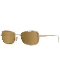 Loewe - Sunglasses Geometric Full Rim, Shiny Frame And Mirror Lens Lw40159U32G - Lyst