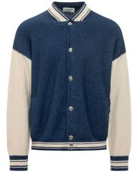 Laneus - Classic Bomber Jacket - Lyst