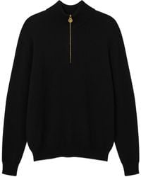 Versace - Medusa Embroidered High Neck Sweater Size 50 - Lyst