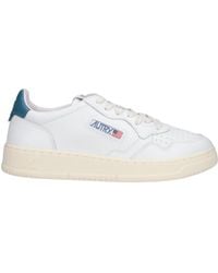 Autry - Low-Top Leather Sneakers With Perforated Detailing - Lyst