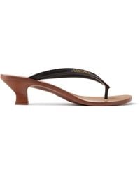 Versace - Sophie Rubber Thong Sandals 40 Mm - Lyst