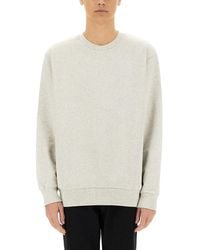 A.P.C. - Regular Fit Cotton Sweatshirt - Lyst