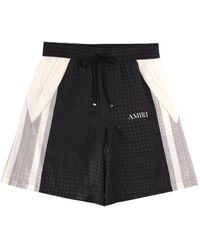 Amiri - Ma Quad Drawstring Patterned Shorts - Lyst