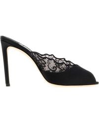 Jimmy Choo - Lace Brigitte Mules - Lyst