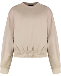 Moncler - Cotton Crew-Neck Sweatshirt Sweatshirts - Lyst