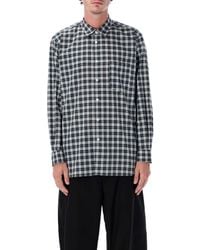 Comme des Garçons - Cotton Checked Long Sleeve Shirt - Lyst