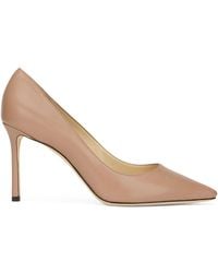Jimmy Choo - Pumps Romy 85 Leather Goat - Lyst