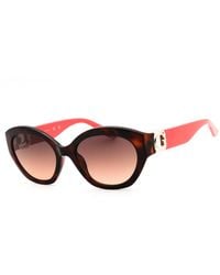 Guess - Oval Injected Propionate Sunglasses - Lyst