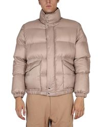 McQueen - Graffiti Logo Print Down Jacket - Lyst