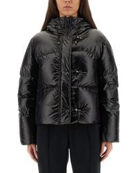 Fay - Hooded Puffer Jacket With Toggle Closures - Lyst