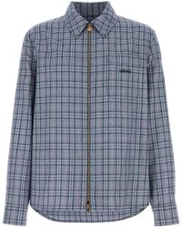 Versace - Regular Checks Shirt - Lyst
