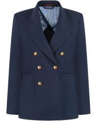 Gucci - Cotton Double-Breasted Blazer - Lyst