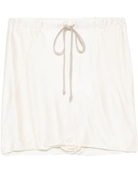 Rick Owens - Drawstring Waist T-Shirt Shorts - Lyst