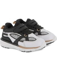 BOSS - Contrasting Back Design Sneakers For Boys - Lyst