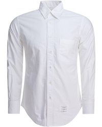 Thom Browne - Solid Poplin Shirt - Lyst