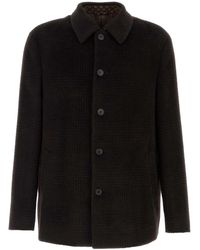 Etro - Caban Wool-Blend Overcoat For - Lyst