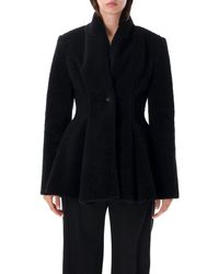 Stella McCartney - Waisted Plush Coat - Lyst