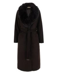 MICHAEL Michael Kors - Belted Robe Jacket With Notched Collar And Pockets - Lyst