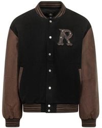 Represent - Mini Oversized Jacket With Statement Sleeves - Lyst