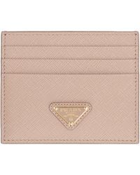 Prada - Leather Cardholder For - Lyst