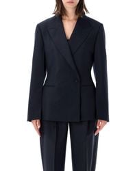 Rohe - Hourglass Wool-Blend One Button Blazer - Lyst