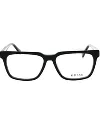Guess - Rectangular Eyeglasses - Lyst