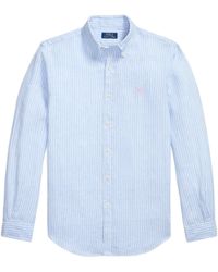 Polo Ralph Lauren - Striped Linen Shirt - Lyst