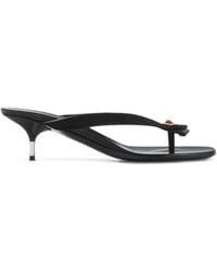 Versace - Leather Thong Sandals - Lyst