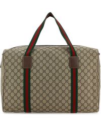 Gucci - Gg Supreme Fabric Travel Bag - Lyst