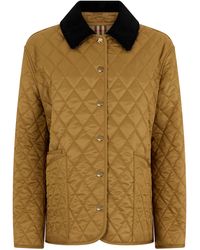 Burberry - Quilted Jacket Dranefeld Polyester - Lyst