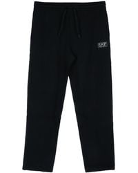 EA7 - E. A.7 Train Refined M Paint Effect Cotton Pants For - Lyst