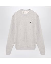Ami Paris - Ami De Cå“Ur Crewneck Sweatshirt - Lyst