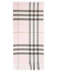 Burberry - Giant Check Scarf - Lyst