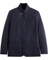 Fay - Tailored Stretch Nylon Flap Jacket - Lyst