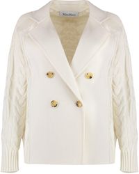 Max Mara - Micio Double-Breasted Wool Jacket - Lyst