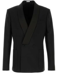 McQueen - Wool Blend Blazer - Lyst
