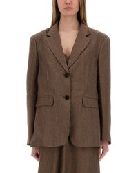 Alysi - Micro Stripes Blazer - Lyst