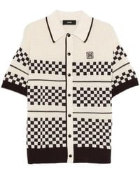 Amiri - Checkered Mesh Shirt - Lyst