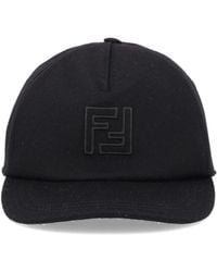 Fendi - Wool And Cashmere Baseball Hat - Lyst