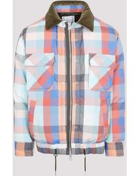 Sacai - Multicolored Plaid Padded Blouson - Lyst
