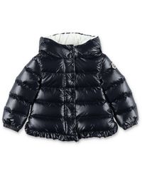 Moncler - Mini Tazui Recycled Polyester Down Jacket With Ruffle Hem - Lyst