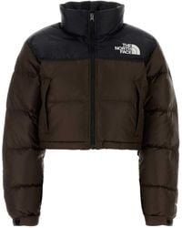 The North Face - Two-Tone Nylon Nuptse-Style Down Jacket - Lyst