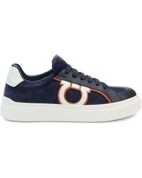 Ferragamo - Suede Sneakers - Lyst