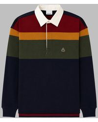 Isabel Marant - Brandon Long-Sleeve Striped Cotton Polo Shirt - Lyst