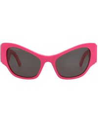 Balenciaga - Recycled Acetate Cat Eye Sunglasses - Lyst