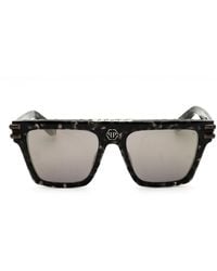 Philipp Plein - Spp108V Acetate Rectangular Sunglasses - Lyst