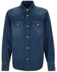 A.P.C. - Denim Shirts - Lyst