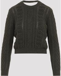 Jil Sander - Cable-Knit Sweater - Lyst