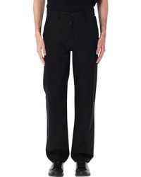 Burberry - Cotton Chino Trousers - Lyst