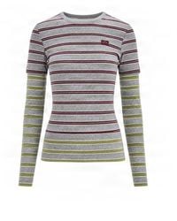 Ganni - Long-Sleeve Top - Lyst